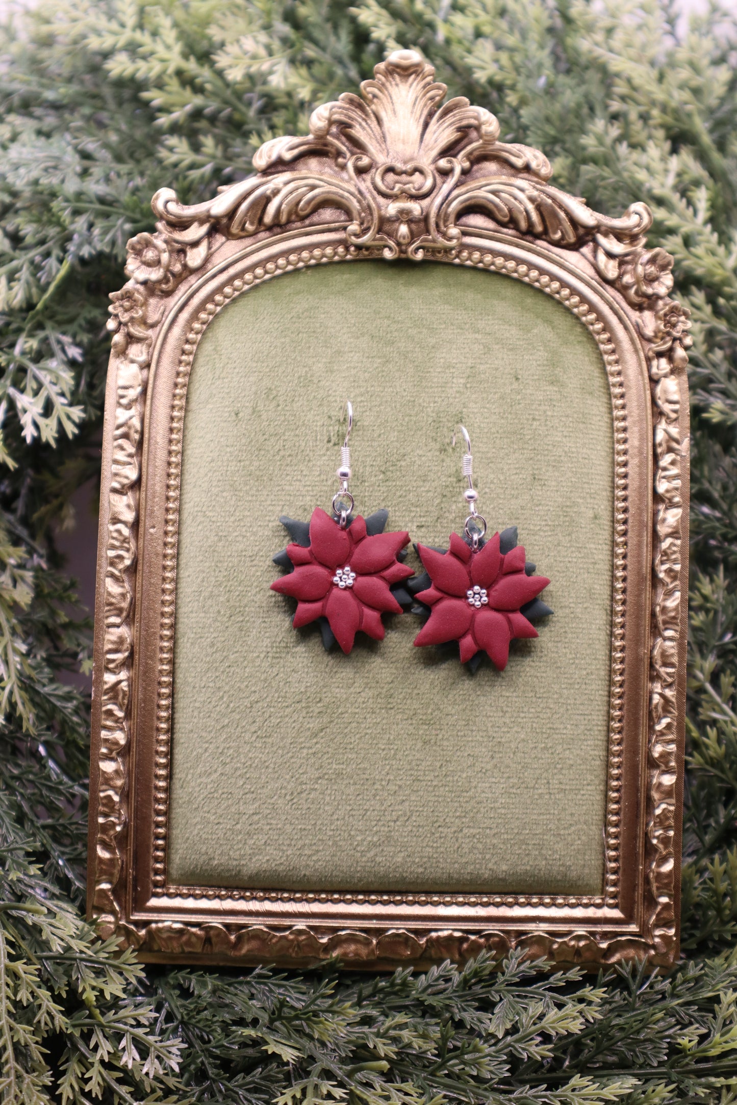 Poinsettia Dangle