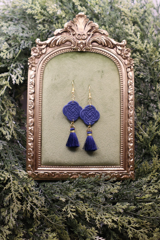 Celtic Dangle Tassel Earring