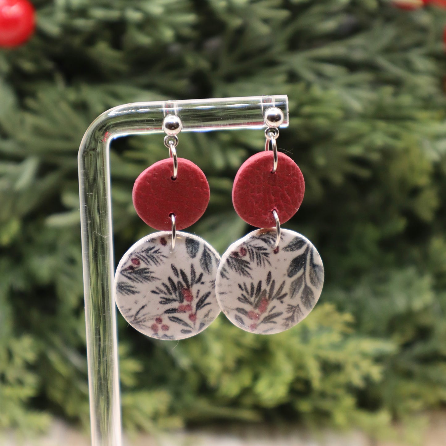 Christmas Greenery Dangles (large)