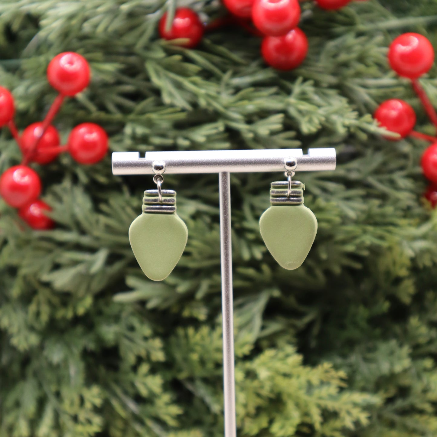 Christmas Light Dangle Earrings