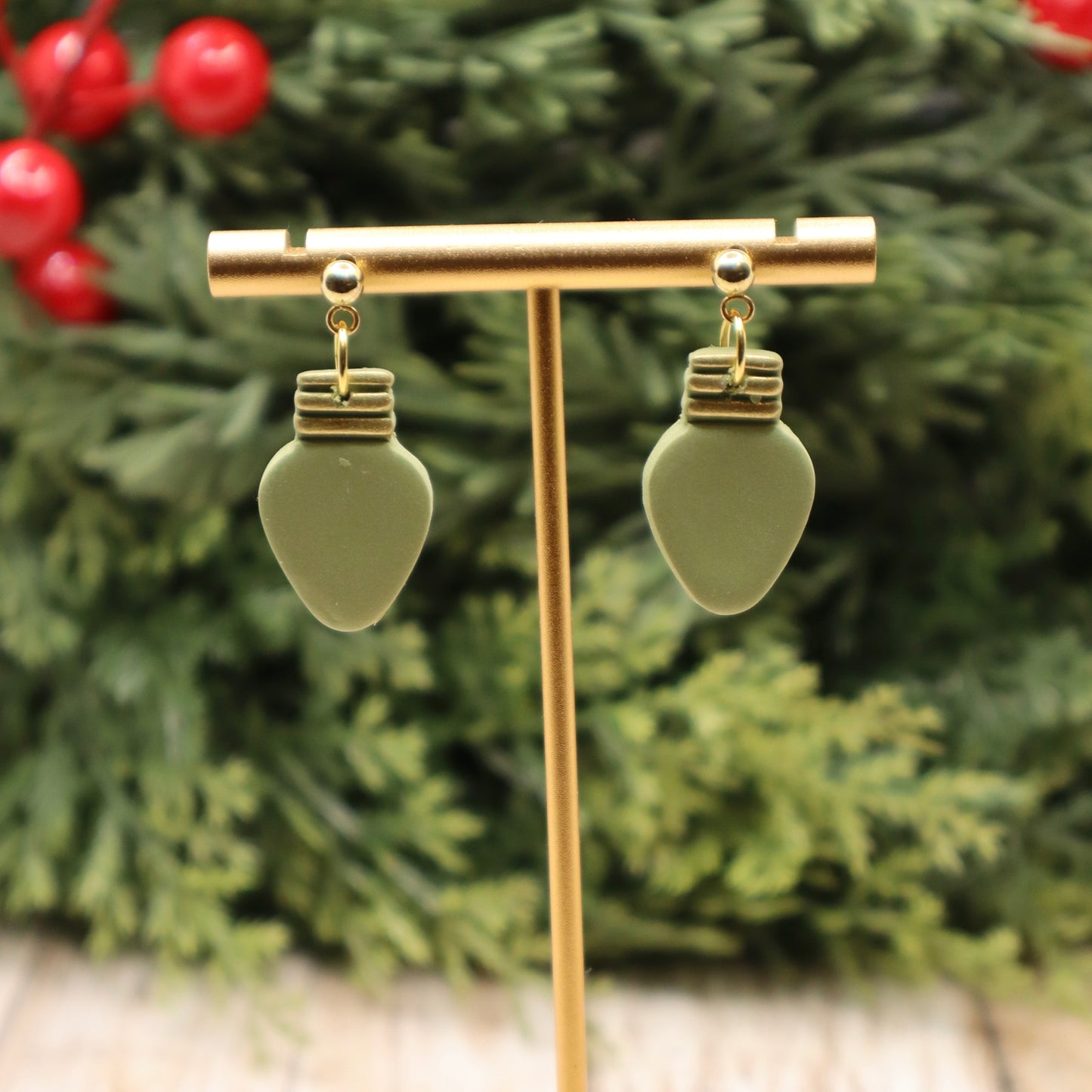 Christmas Light Dangle Earrings