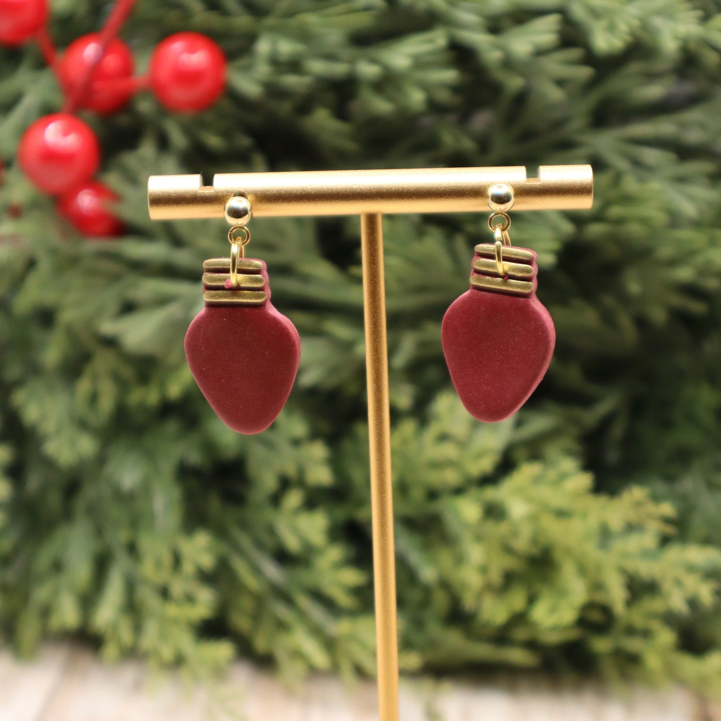 Christmas Light Dangle Earrings