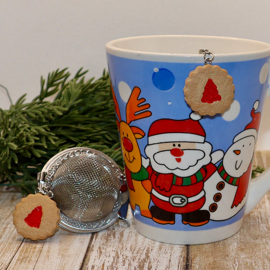Tea Strainer with Cookie Charm